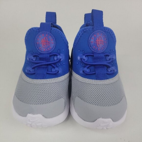 Nike Huarache Drift Toddler Shoes Infant Sneakers White Grey Blue - Picture 4 of 12